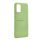 Szilikon telefonvédő (matt, mikrofiber plüss karcolásmentesítő belső, prémium) VILÁGOSZÖLD Samsung Galaxy A02s (SM-A025F)