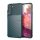 Szilikon telefonvédő (közepesen ütésálló, csíkos, dombor minta) SÖTÉTZÖLD Samsung Galaxy S21 Plus (SM-G996) 5G
