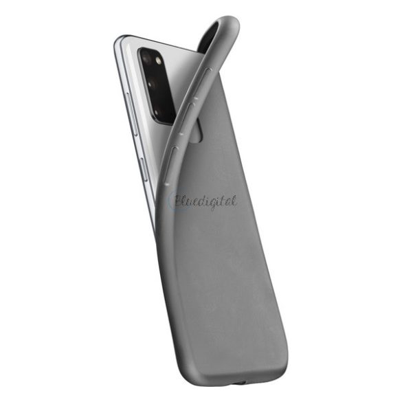 CELLULARLINE CHROMA szilikon telefonvédő (matt, mikrofiber plüss belső) FEKETE Samsung Galaxy A21s (SM-A217F)