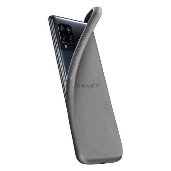 CELLULARLINE CHROMA szilikon telefonvédő (matt, mikrofiber plüss belső) FEKETE Samsung Galaxy A42 5G (SM-A425F)