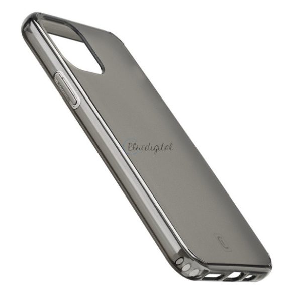 CELLULARLINE műanyag telefonvédő (szilikon keret, közepesen ütésálló, antibakteriális) FEKETE Apple iPhone 12 mini
