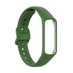   Pótszíj (egyedi méret, szilikon) SÖTÉTZÖLD Samsung Galaxy Fit 2 (SM-R220)