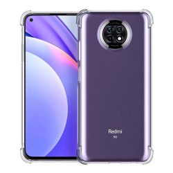   ROAR JELLY ARMOR műanyag telefonvédő (szilikon keret, közepesen ütésálló, légpárnás sarok) ÁTLÁTSZÓ Xiaomi Redmi Note 9T 5G