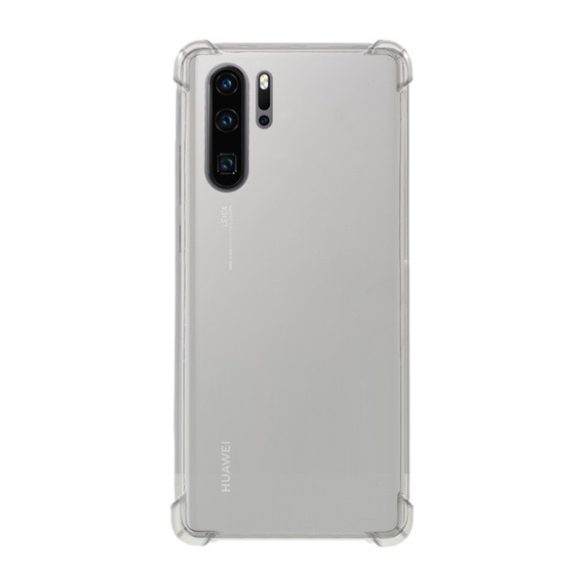 Szilikon telefonvédő (közepesen ütésálló, légpárnás sarok) ÁTLÁTSZÓ Huawei P30 Pro