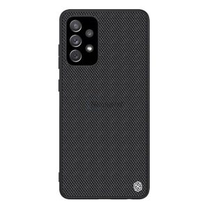 NILLKIN TEXTURED műanyag telefonvédő (érdes felület, közepesen ütésálló, szilikon keret, 3D minta) FEKETE Samsung Galaxy A72 4G (SM-A725F), Samsung Galaxy A72 5G (SM-A726F)