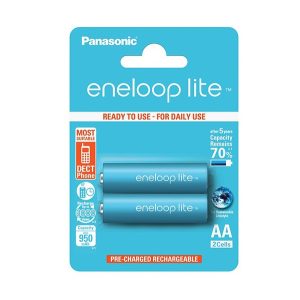 PANASONIC ENELOOP LITE elem (AA, BK-3LCCE, 1.2V, 950mAh Ni-MH, újratölthető) 2db/csomag