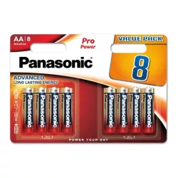   PANASONIC PRO POWER tartós elem (AA, LR6PPG, 1.5V, alkáli) 8db/csomag