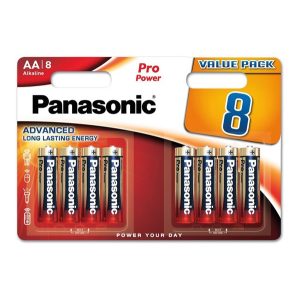 PANASONIC PRO POWER tartós elem (AA, LR6PPG, 1.5V, alkáli) 8db/csomag