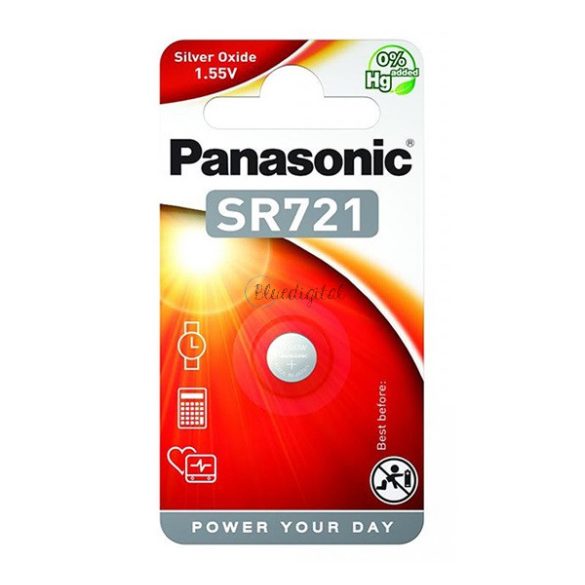 PANASONIC óraelem (SR721, 1.55V, ezüst-oxid) 1db/csomag