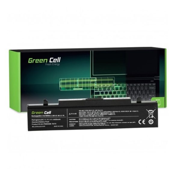 GREEN CELL akku 4400mAh LI-ION (NP300ESZ-A04HU kompatibilis) Samsung R519/R522/R530/R540/R580/R620/R719 