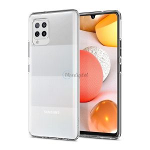 SPIGEN LIQUID CRYSTAL szilikon telefonvédő (közepesen ütésálló, légpárnás sarok) ÁTLÁTSZÓ Samsung Galaxy A42 5G (SM-A425F)