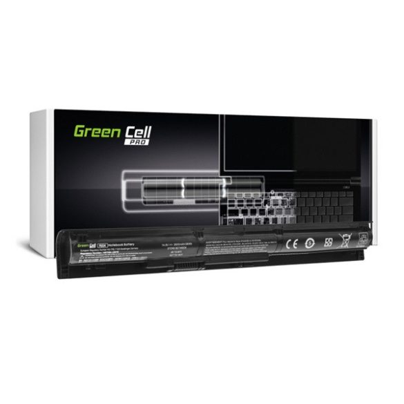 GREEN CELL Li-ion akku (14.8V, 2600mAh, HP ProBook 470 kompatibilis) FEKETE 