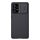 NILLKIN CAMSHIELD PRO műanyag telefonvédő (szilikon keret, közepesen ütésálló, kamera védelem, csíkos minta) FEKETE Samsung Galaxy A72 4G (SM-A725F), Samsung Galaxy A72 5G (SM-A726F)