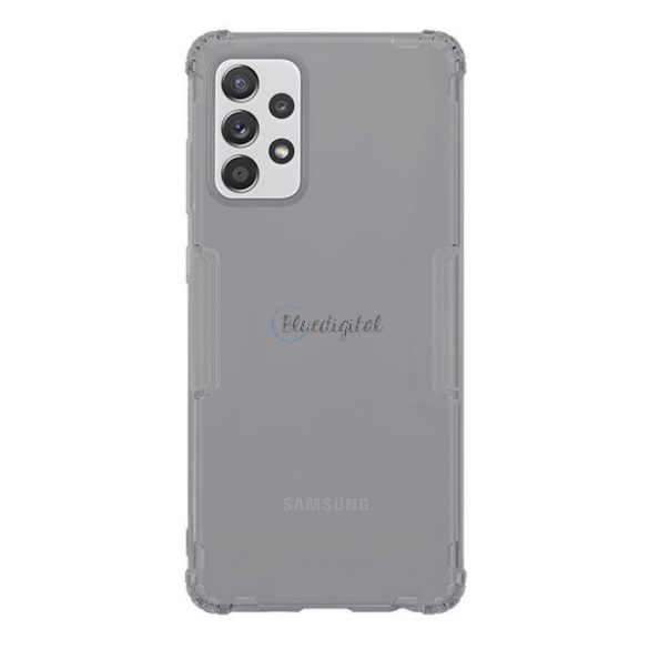 NILLKIN NATURE szilikon telefonvédő (közepesen ütésálló, légpárnás sarok, 0.6 mm, ultravékony) SZÜRKE Samsung Galaxy A72 4G (SM-A725F), Samsung Galaxy A72 5G (SM-A726F)