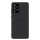 NILLKIN SYNTHETIC FIBER műanyag telefonvédő (környezetbarát, karbon minta) FEKETE Samsung Galaxy A72 4G (SM-A725F), Samsung Galaxy A72 5G (SM-A726F)
