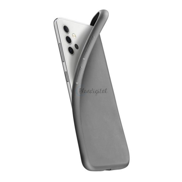 CELLULARLINE CHROMA szilikon telefonvédő (matt, mikrofiber plüss belső) FEKETE Samsung Galaxy A32 5G (SM-A326)