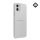 CELLULARLINE ELITE műanyag telefonvédő (mikrofiber belső, valódi bőr hátlap) FEHÉR Apple iPhone 12 mini