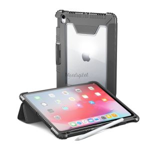 CELLULARLINE FOLIO tok álló, bőr hatású (FLIP, oldalra nyíló, TRIFOLD, asztali tartó, ceruza tartó, ütésállóság) FEKETE Apple IPAD Pro 11 (2018)