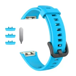   Pótszíj (egyedi méret, szilikon) VILÁGOSKÉK Honor Band 6, Huawei Band 6