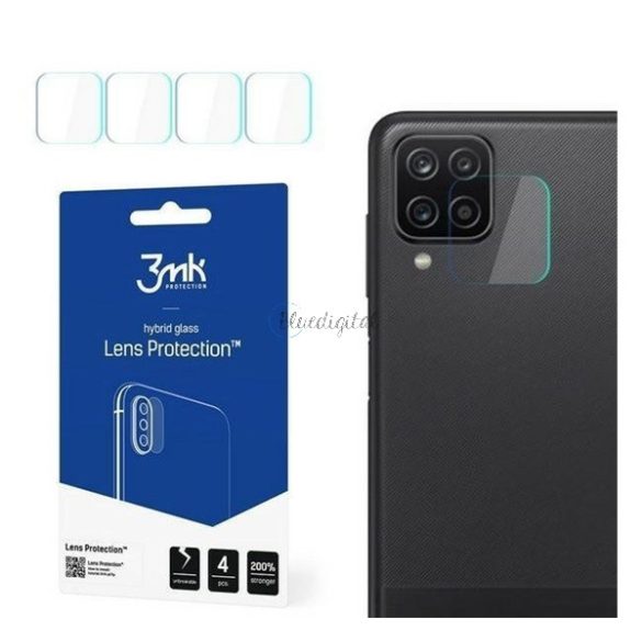 3MK LENS PROTECTION kameravédő üveg 4db (flexibilis, karcálló, ultravékony, 0.2mm, 7H) ÁTLÁTSZÓ Samsung Galaxy A12 (SM-A125F / SM-A127F)
