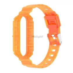  Pótszíj (egyedi méret, szilikon, ütésállóság) NARANCS Xiaomi Mi Band 6 , Xiaomi Mi Band 5