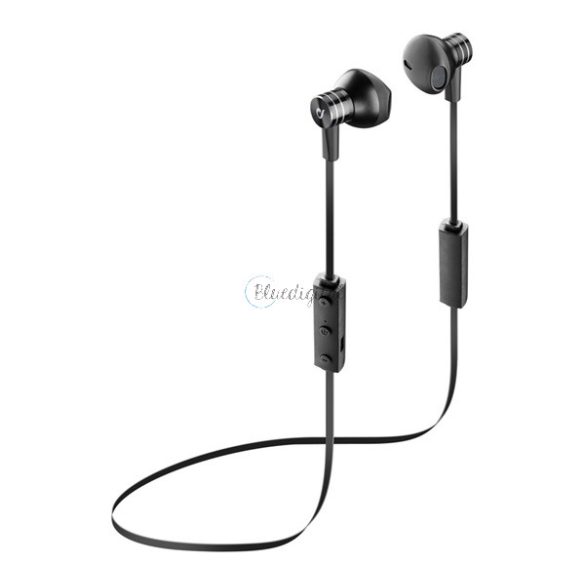 CELLULARLINE PEARL bluetooth fülhallgató SZTEREO (v5.0, mikrofon, felvevő gomb, hangerőszabályzó, SPORT) FEKETE