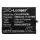 CAMERON SINO Li-Polymer akku (3.85V/3550mAh, Huawei HB436380ECW kompatibilis) FEKETE Huawei P30