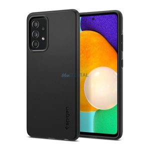 SPIGEN THIN FIT műanyag telefonvédő (matt, ultravékony, kamera védelem) FEKETE Samsung Galaxy A52 4G (SM-A525F), Samsung Galaxy A52 5G (SM-A526F), Samsung Galaxy A52s 5G (SM-A528)