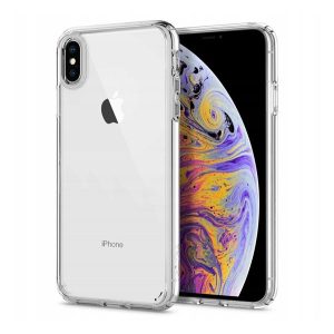 SPIGEN ULTRA HYBRID műanyag telefonvédő (közepesen ütésálló, szilikon légpárnás keret) ÁTLÁTSZÓ Apple iPhone X 5.8, Apple iPhone XS 5.8