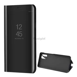   Tok álló (aktív FLIP, oldalra nyíló, asztali tartó funkció, tükrös felület, Mirror View Case) FEKETE Samsung Galaxy M51 (SM-M515F)