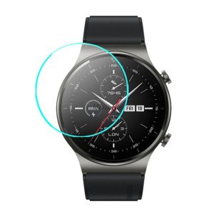 Képernyővédő üveg (karcálló, 0.3mm, 9H, NEM íves) ÁTLÁTSZÓ Huawei Watch GT 2 Pro