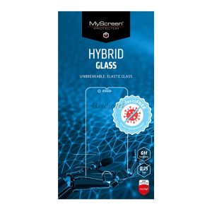 MYSCREEN DIAMOND HYBRIDGLASS BacteriaFREE képernyővédő üveg (flexibilis, antibakteriális, 3H, NEM íves) ÁTLÁTSZÓ Samsung Galaxy A72 4G (SM-A725F), Samsung Galaxy A72 5G (SM-A726F)