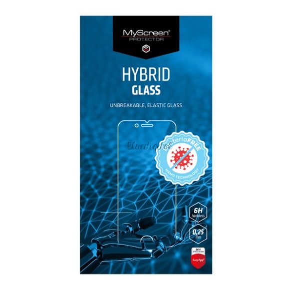 MYSCREEN DIAMOND HYBRIDGLASS BacteriaFREE képernyővédő üveg (flexibilis, antibakteriális, 3H, NEM íves) ÁTLÁTSZÓ Samsung Galaxy A32 5G (SM-A326)
