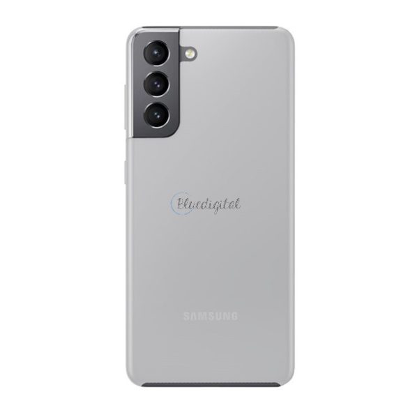 Műanyag telefonvédő (gumírozott) ÁTLÁTSZÓ Samsung Galaxy S21 FE (SM-G990)