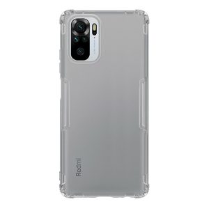 NILLKIN NATURE szilikon telefonvédő (közepesen ütésálló, légpárnás sarok, 0.6 mm, ultravékony) SZÜRKE Xiaomi Redmi Note 10 4G (Note 10s), Xiaomi Poco M5s