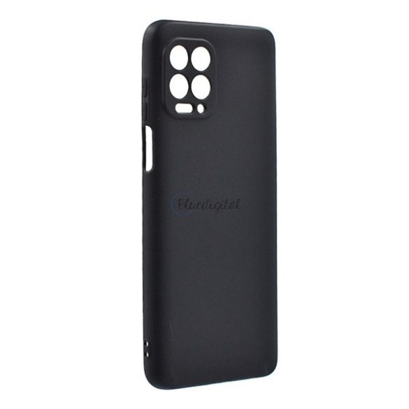 Szilikon telefonvédő (matt) FEKETE Motorola Moto G100 (XT2125)