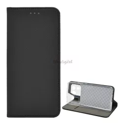   Tok álló, bőr hatású (FLIP, oldalra nyíló, asztali tartó funkció, rombusz minta) FEKETE Xiaomi Mi 11 Ultra 5G