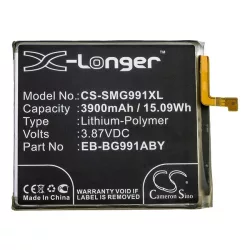   CAMERON SINO Li-Polymer akku (3.87V/3900mAh, Samsung EB-BG991ABY kompatibilis) FEKETE Samsung Galaxy S21 (SM-G991) 5G