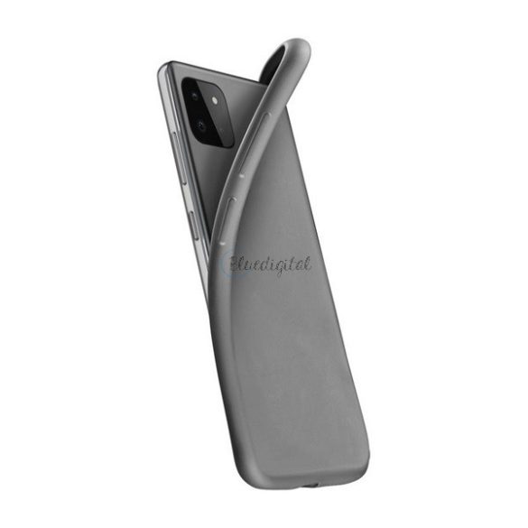 CELLULARLINE CHROMA szilikon telefonvédő (matt, mikrofiber plüss belső) FEKETE Samsung Galaxy A22 5G (SM-A226)