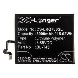 CAMERON SINO Li-Polymer akku (3.85V/3900mAh, LG BL-T45 kompatibilis) FEKETE LG K50S (LMX520EM), LG K51S (K510EMW)