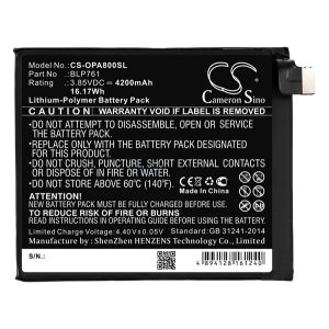 CAMERON SINO Li-Polymer akku (3.85V/4200mAh, Oneplus BLP761 kompatibilis) FEKETE OnePlus 8 5G