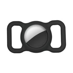   Szilikon tok (nyakörvre fűzhető, matt) FEKETE Apple AirTag Apple