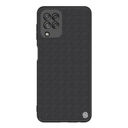   NILLKIN TEXTURED műanyag telefonvédő (érdes felület, közepesen ütésálló, szilikon keret, 3D minta) FEKETE Samsung Galaxy A22 4G (SM-A225), Samsung Galaxy M22 (SM-M225F)