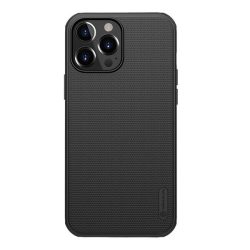   NILLKIN SUPER FROSTED PRO műanyag telefonvédő (közepesen ütésálló, gumírozott, érdes felület) FEKETE Apple iPhone 13 Pro