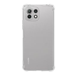   Szilikon telefonvédő (közepesen ütésálló, légpárnás sarok) ÁTLÁTSZÓ Xiaomi Mi 11 Lite 5G, Xiaomi Mi 11 Lite 4G, Xiaomi 11 Lite 5G NE
