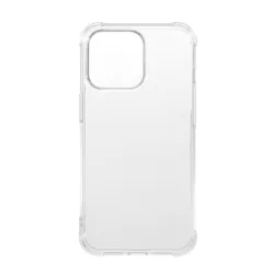   Szilikon telefonvédő (közepesen ütésálló, légpárnás sarok) ÁTLÁTSZÓ Apple iPhone 13 Pro Max