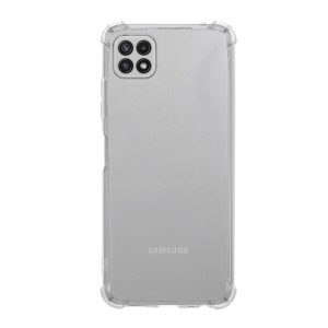 Szilikon telefonvédő (közepesen ütésálló, légpárnás sarok) ÁTLÁTSZÓ Samsung Galaxy A22 5G (SM-A226)