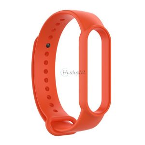 Pótszíj (egyedi méret, szilikon) NARANCSSÁRGA Xiaomi Mi Band 7, Xiaomi Mi Band 6 NFC, Xiaomi Mi Band 5, Xiaomi Mi Band 6