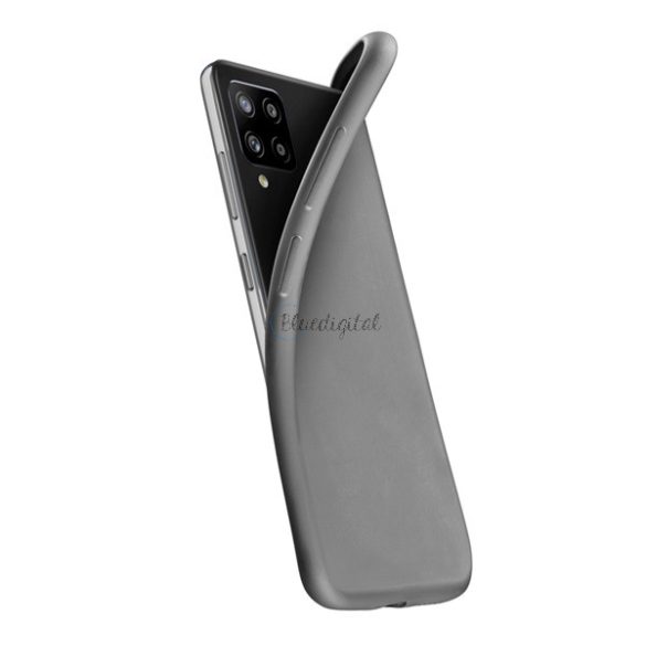 CELLULARLINE CHROMA szilikon telefonvédő (matt, mikrofiber plüss belső) FEKETE Samsung Galaxy A22 4G (SM-A225), Samsung Galaxy M22 (SM-M225F)