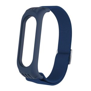 Pótszíj (egyedi méret, textil) SÖTÉTKÉK Xiaomi MI Band 3, Xiaomi MI Band 4, Xiaomi Mi Band 5, Xiaomi Mi Band 6